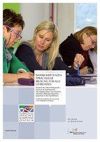 Cover der ÖSZ-Publikation "Basiskompetenz sprachliche Bildung"