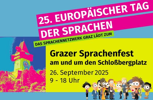 ©EFSZ Postkarte zum Grazer Sprachenfest.